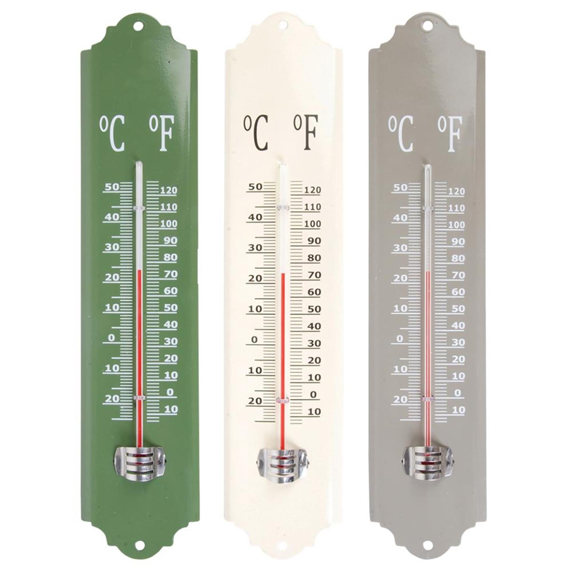Esschert design metalen thermometer 30cm