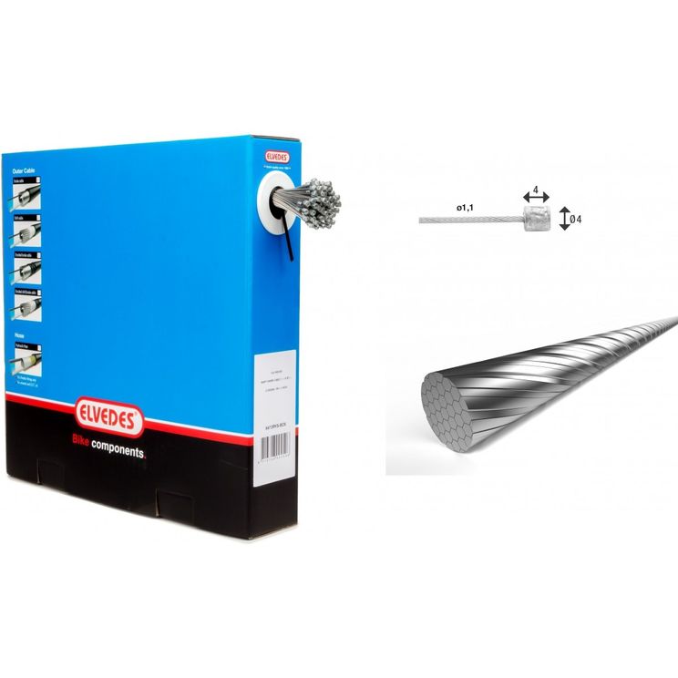 Elvedes schakel binnenkabel RVS 49dr nippel 4x4 doos (50)