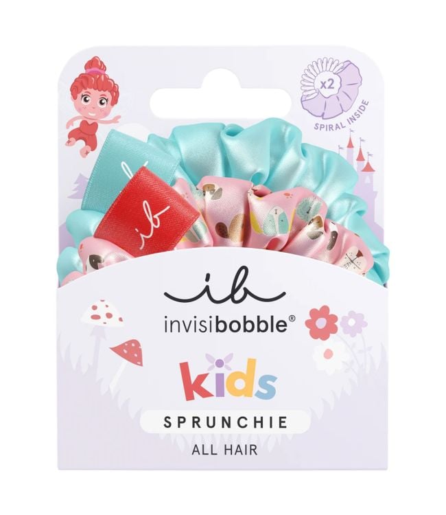 Invisibobble kindersprunchie slim puppy love 2st.