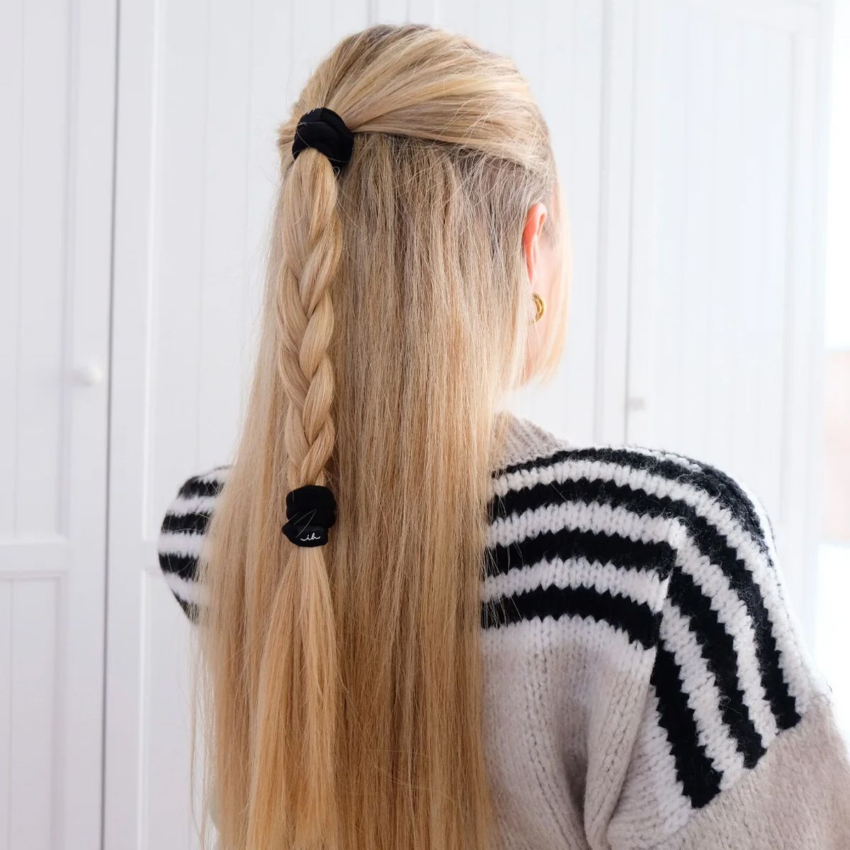 Invisibobble haarelastiek zwart 5st.