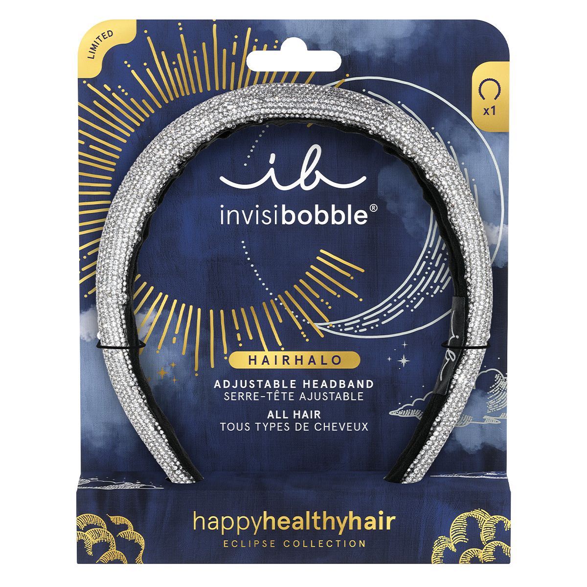 Invisibobble hairhalo eclipse stardust crown
