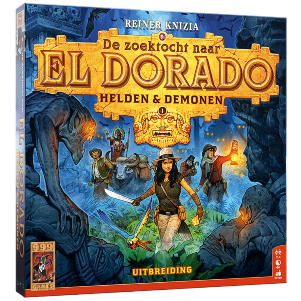 999games 999 games de zoektocht naar el dorado; helden en demonen uitbreiding- bordspel