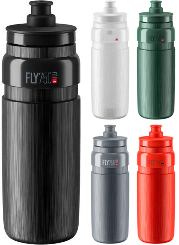 Elite fly tex drinking bottle 750ml | grey