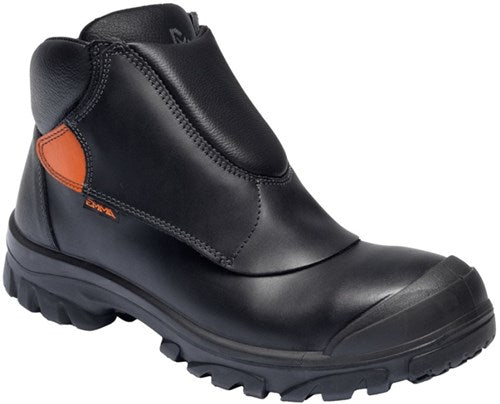 Emma safety footwear emma vulcanus d mm350848 lasschoen s3 | zwart (d) | maat 48 - 8715316160783