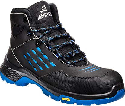 Emma safety footwear emma werkschoen crossforce d hoog s3 | zwart blauw | maat 39 - 8715316154706