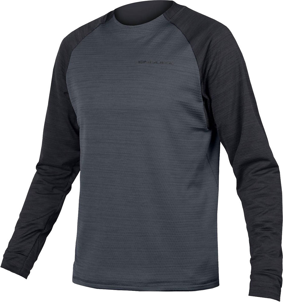 Endura singletrack fleece - mtb long sleeve jersey | s