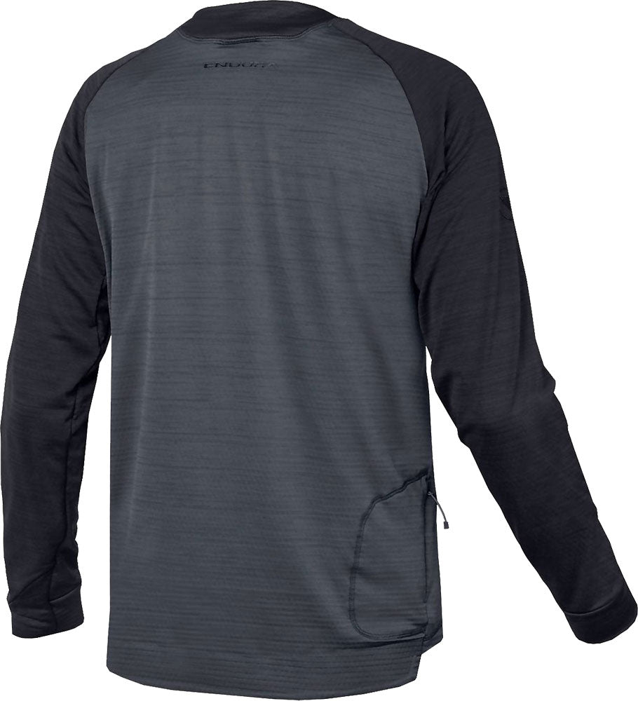 Endura singletrack fleece - mtb long sleeve jersey | s