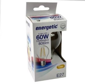 Enzo energetic led gls e27 7,2-60w 2700k filament helder dimbaar - 2720331