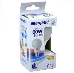 Enzo energetic led gls e27 8,8-60w 2700k mat sensor - 2710370