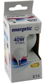Enzo energetic led kogel e14 4-40w 2700k filament mat - 2720620