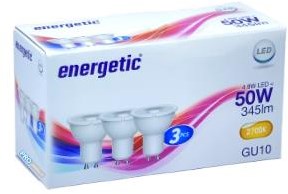 Enzo energetic led spot gu10 4,7-50w 2700k doos a3 - 2740054