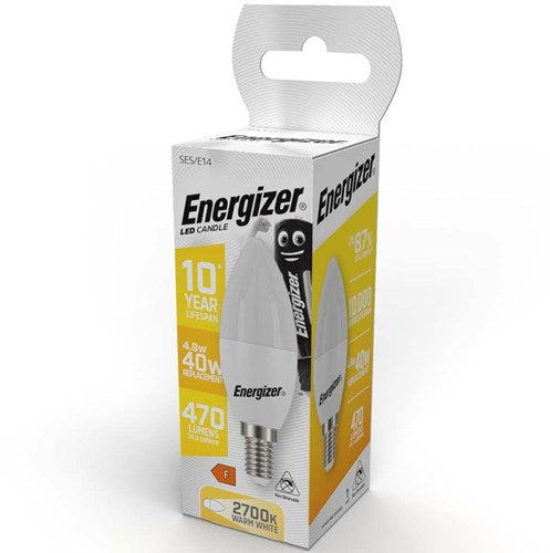 Enzo energizer led kaars e14 4,9-40w 2700k mat - 2601010