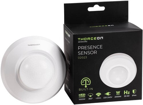 Enzo aanwezigheidsmelder ir in opbouw plafond | 360 graden ip44 wit - 3900552