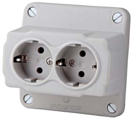 Enzo abl deksel kabeldoos uni abl dubbel wcd - 4047870