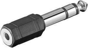 Goobay Goobay Adapter 3,5 mm Jack > 6,35 mm Jack