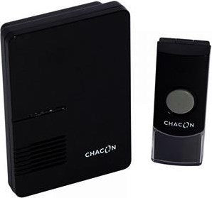 Enzo chacon draadloze deurbel 80m zwart - 8415060
