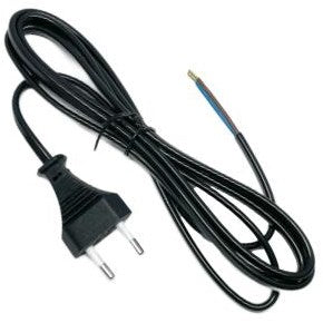 Enzo eurosnoer 2x0,75 zwart 2 meter 1065520