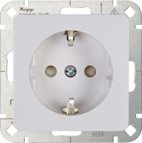 Enzo kopp hk02 wit inbouw stopcontact ra met kind bev. 4621110