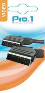 Enzo pro-1 scart kabel 21 polig 1,5 meter standaard - 9242000