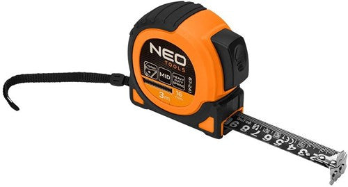 Enzo rolbandmaat 10 meter rubber grip 6453140
