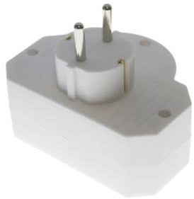 Enzo stekeradapter 2xeuro 1x ra plus schakelaar 6140895