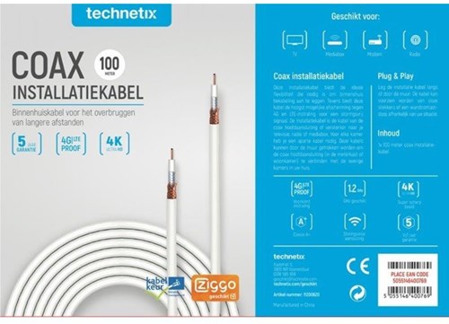 Enzo technetics coax kabel 100m shop 4g - 2076040