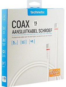 Enzo technetics modem f-connectorkabel 1.5m - 2075060