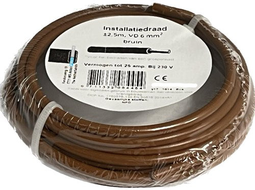 Enzo vd 6 qmm bruin 2,5 meter 1242074