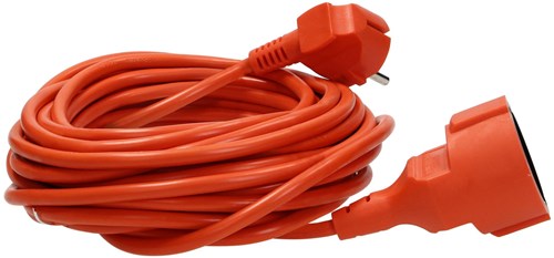 Enzo verlengsnoer | pvc | oranje | 3x1qmm | 40m - 1167074