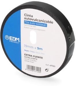Enzo vulcaniserende tape | 19mm rol | 9m zwart - 4139570