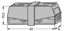 Enzo wago lasklem 3-voudig grijs ds 100 stuks 4047205