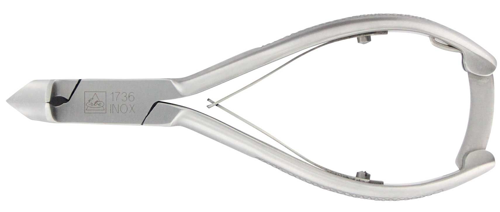 Erbe solingen pedicure nageltang met veer 14cm (erbe91736)