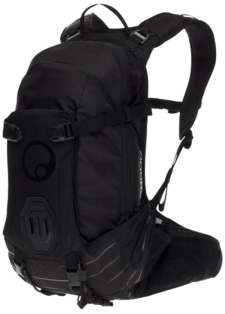 Ergon BA2 E Protect All-Mountain rugzak voor actioncams Zwart