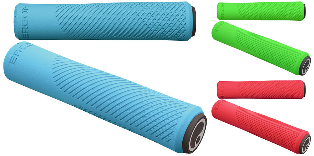 Ergon gxr team grips | laser red