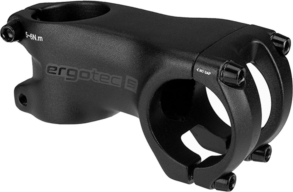 Ergotec stuurpen heek ahead 28.6 31.8, 100mm, -8° zwart