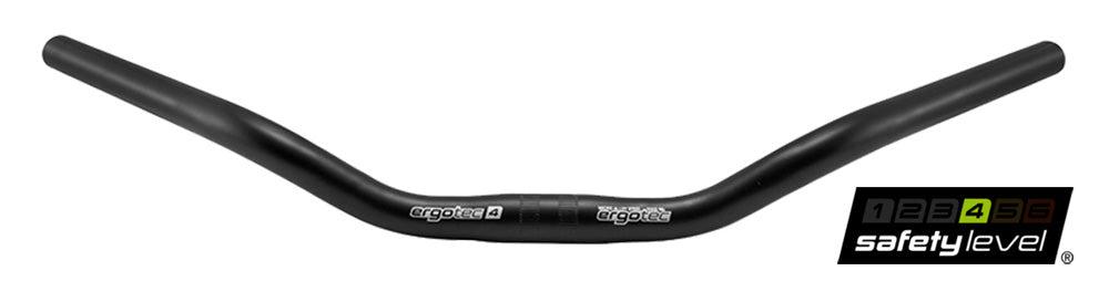 Ergotec stuurklimmer 25,4 600mm staal level 4 zwart