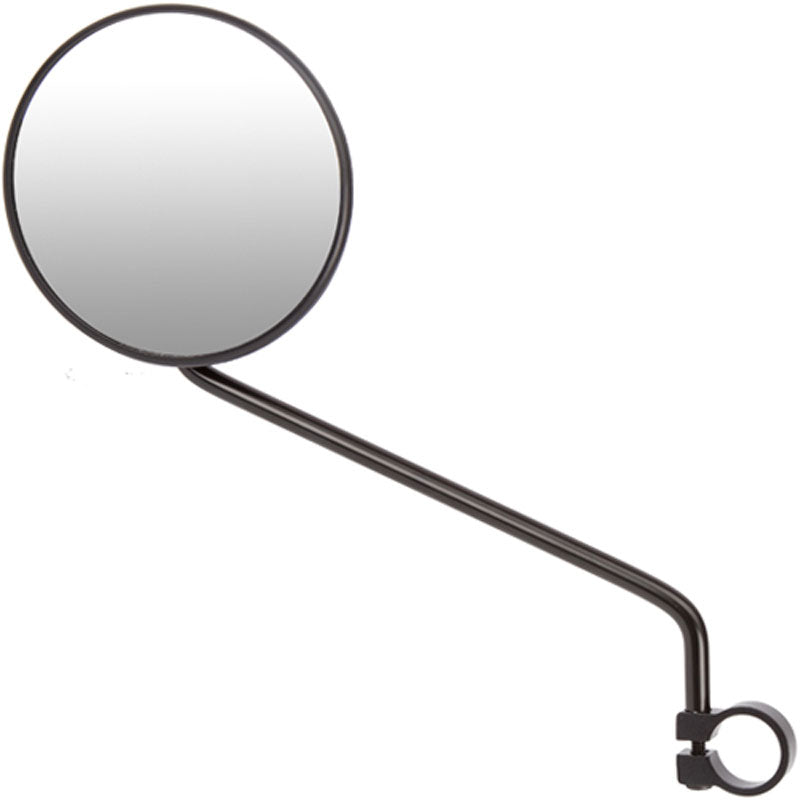 Ergotec Spiegel M-55L lange arm 105mm staal zwart gezandstraald