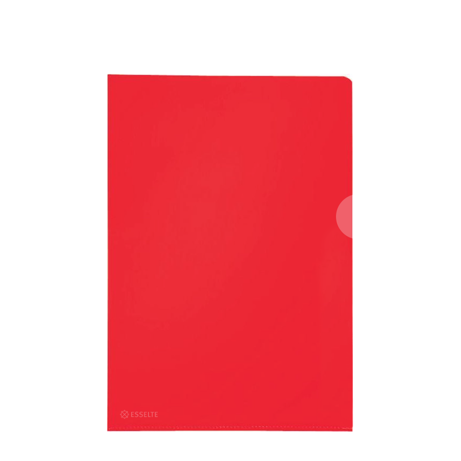 Esselte zichtmap a4 rood 100 stuks