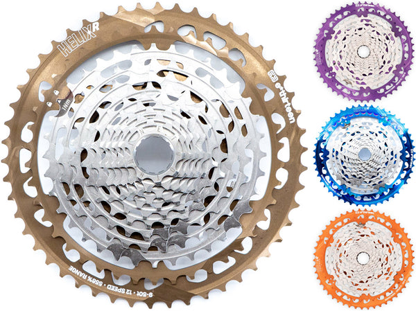 E*thirteen helix r 12-speed cassette 9-50t | naranja