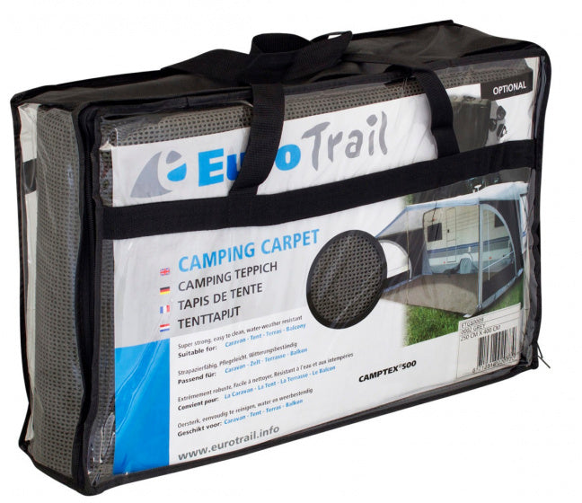 Camptex Tenttapijt 300 x 400 cm PVC nylon Antraciet