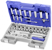 Expert by facom doppen en hulpstukken 1 2 | metrische maten | 42-delig | e032908 - e032908