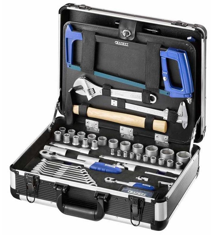 Expert by facom gevulde gereedschapskoffer onderhoud met 145-delig assortiment gereedschappen - e220109