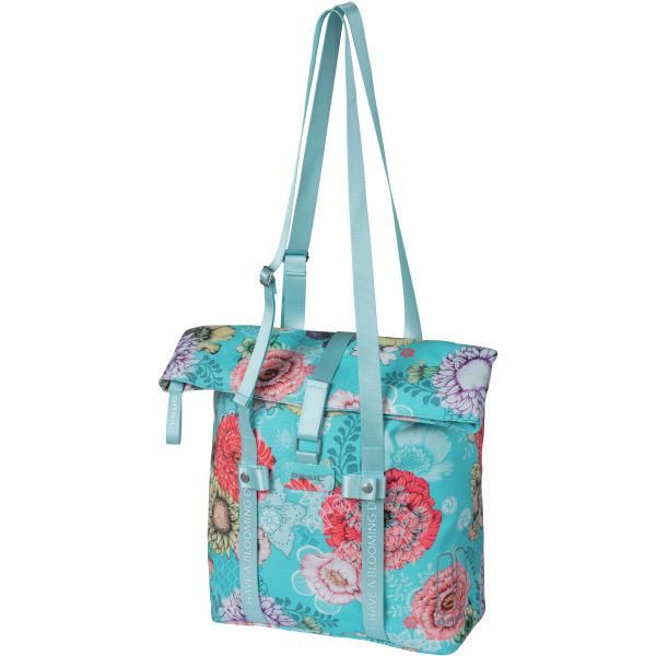 Basil Bloom Field vélo shopper 15-20L bleu ciel