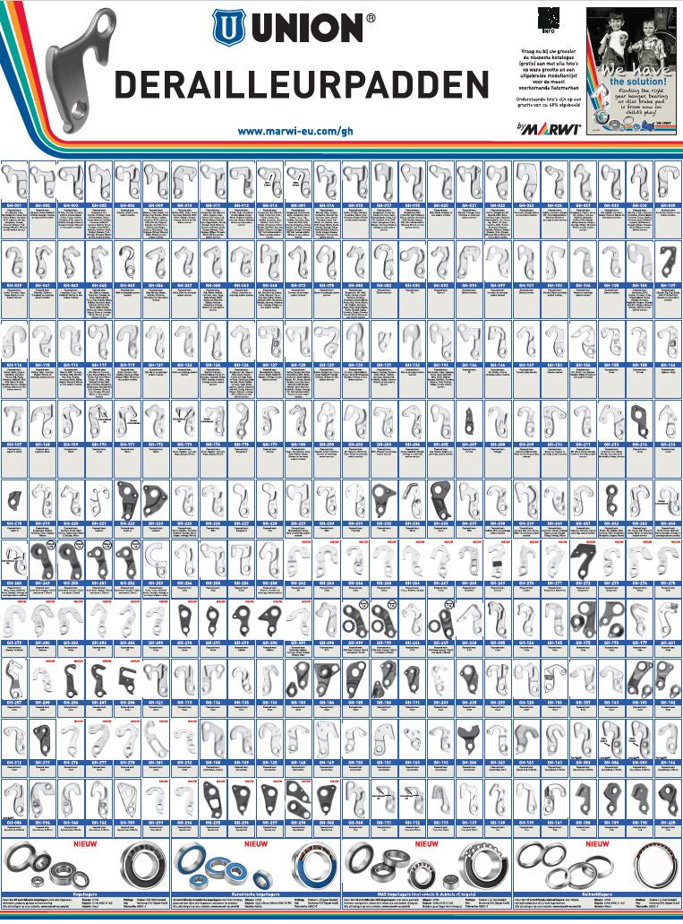 Productposter Marwi derailleurpadden - NL