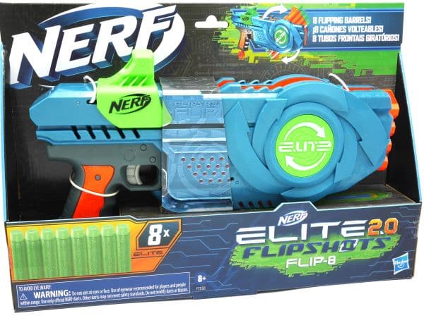 Hasbro nerf elite flipshots flip-8 met 8 pijltjes