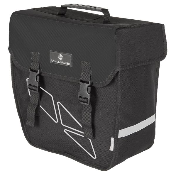 Sacoche simple gauche M-Wave Amsterdam - 18 litres - noir