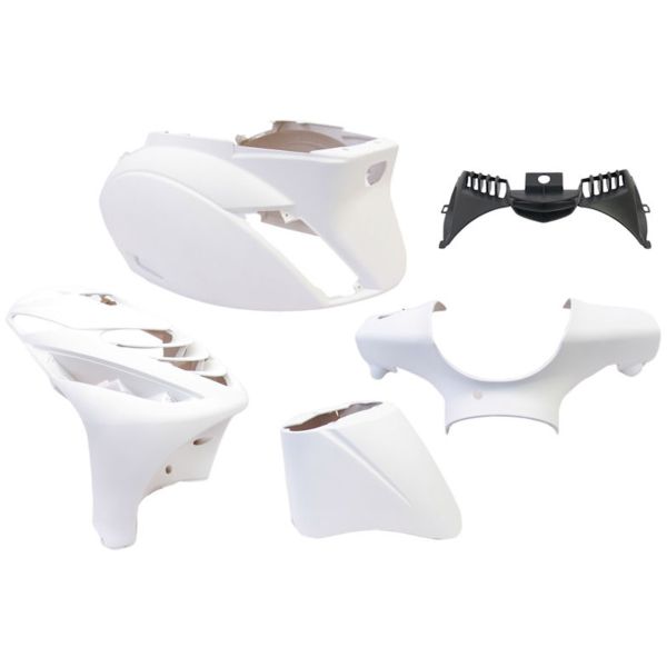 Edge ter plaatset 5-delig voor piaggio zip-sp vanaf bouwjaar 2000 - mat wit