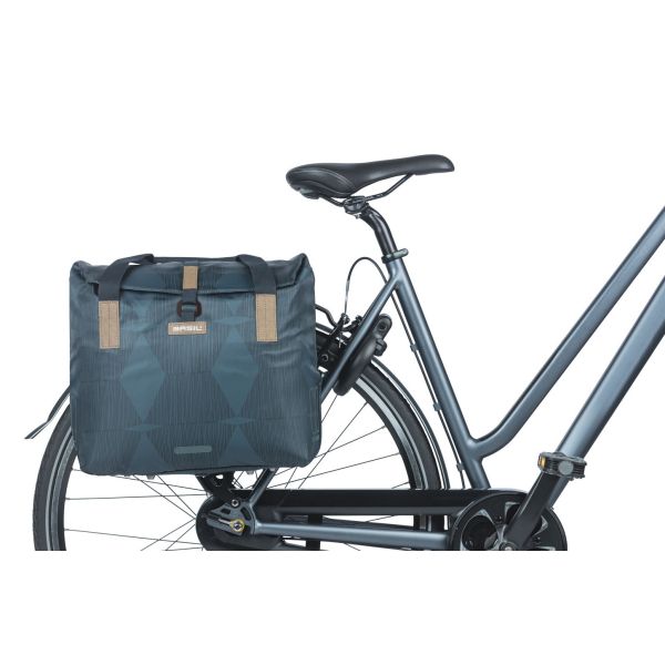 Basil Elegance vélo shopper 20-26L break bleu