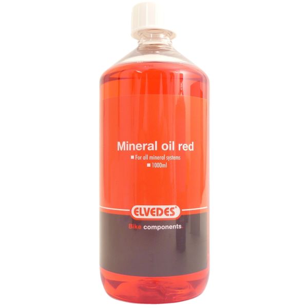 Olie Elvedes rood mineraal vloeistof