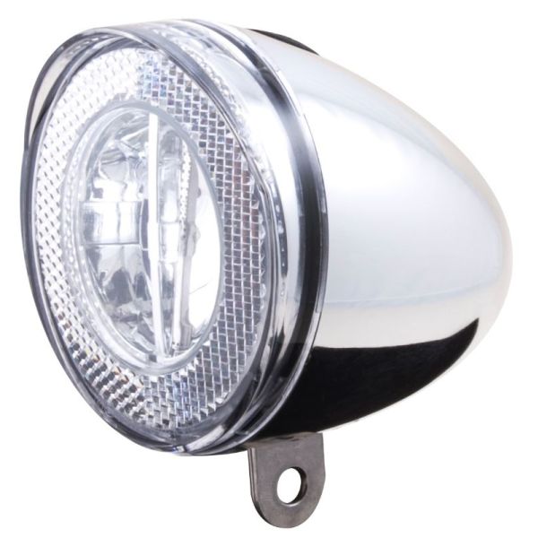 Spanninga swingo koplamp chroom batt.